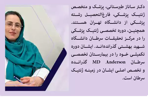مهارکننده های رگ زایی در سرطان با دکتر ساناز طبرستانی